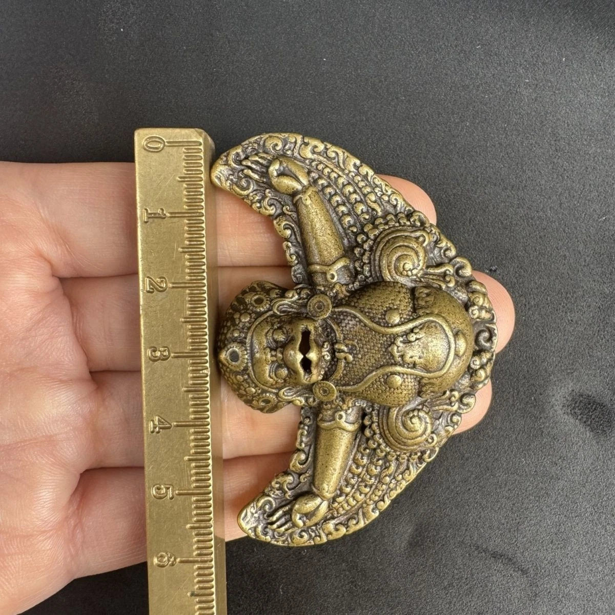 Tibetan Copper Garuda Pendant Amulet Bird Necklace Collectible 07FC0E-D4 - KOEEK