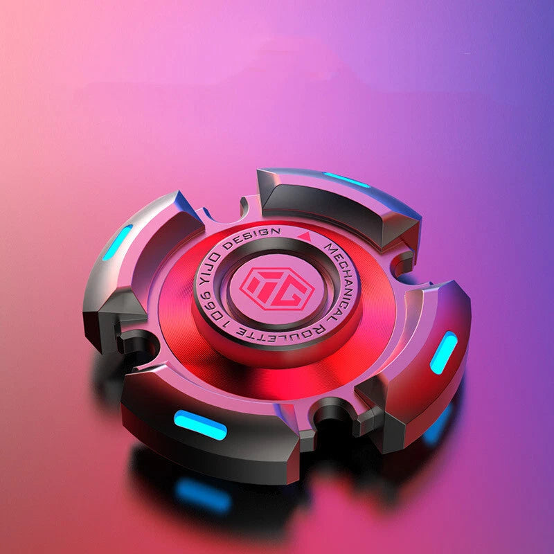 EDC Metal Adult Fidget Toys metal Luminous Alloy Fidget Spinner ADHD Tool Gift 07FC0E-D4 - KOEEK
