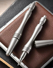 EDC Titanium Ballpoint Pen Signature Writing Pocket Pen Business Office Gift 07FC0E-D4 - KOEEK