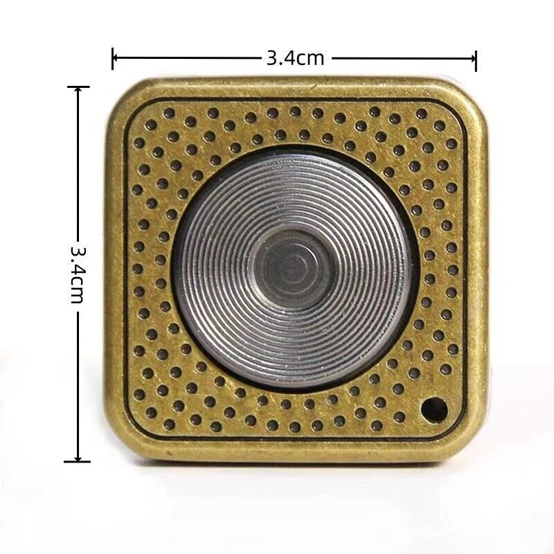 Gramophone Stress Reduction Fingertip Gyroscope Snap Coins EDC Stress Relief Toy 07FC0E-D4 - KOEEK