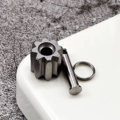 Titanium/PEI Knife Lanyard Bead DIY Necklace Bracelet Paracord Charm EDC Pendant 07FC0E-D4 - KOEEK