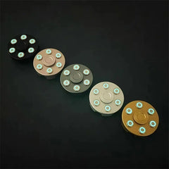 Revolver Clip Luminous Fidget Spinner EDC Metal Hand Spinner Adult Fidget Toys 07FC0E-D4 - KOEEK