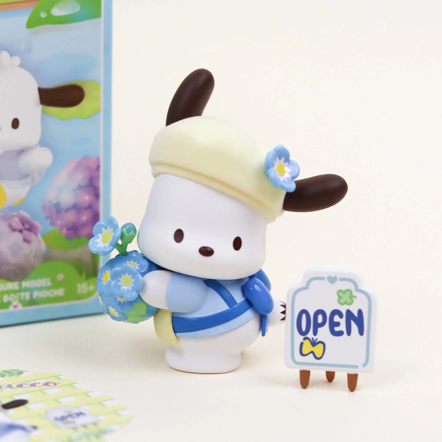 MINISO Sanrio Pochacco Flower & Childhood Series Confirmed Blind Box Figure Toys MINISO - KOEEK