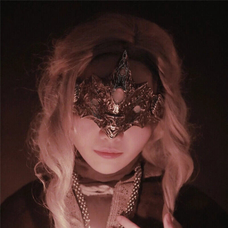Dark Souls Ⅲ Fire Keeper Eye Mask Priestess Crown Cosplay Costumes Props PU Mask 07FC0E-D4 - KOEEK
