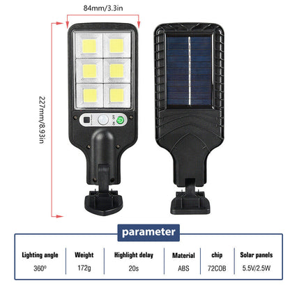 new Solar Light Focos Luces Solares Para Exterior Luz Led de Jardin Patio Sensor de