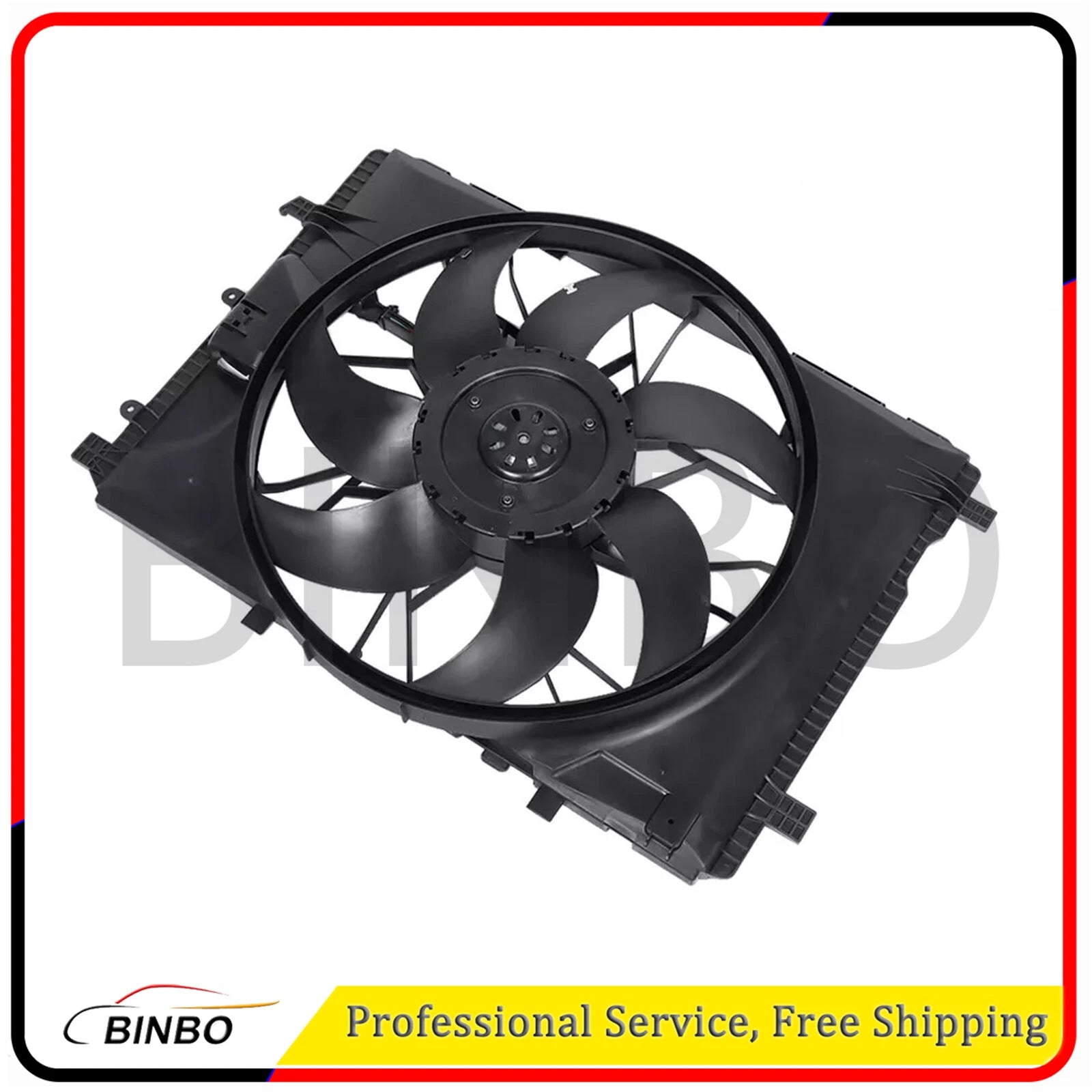 For Mercedes W204 C250 C350 W212 E350 GLK350 2045000293 Radiator Cooling Fan 07FC0E-D4 - KOEEK