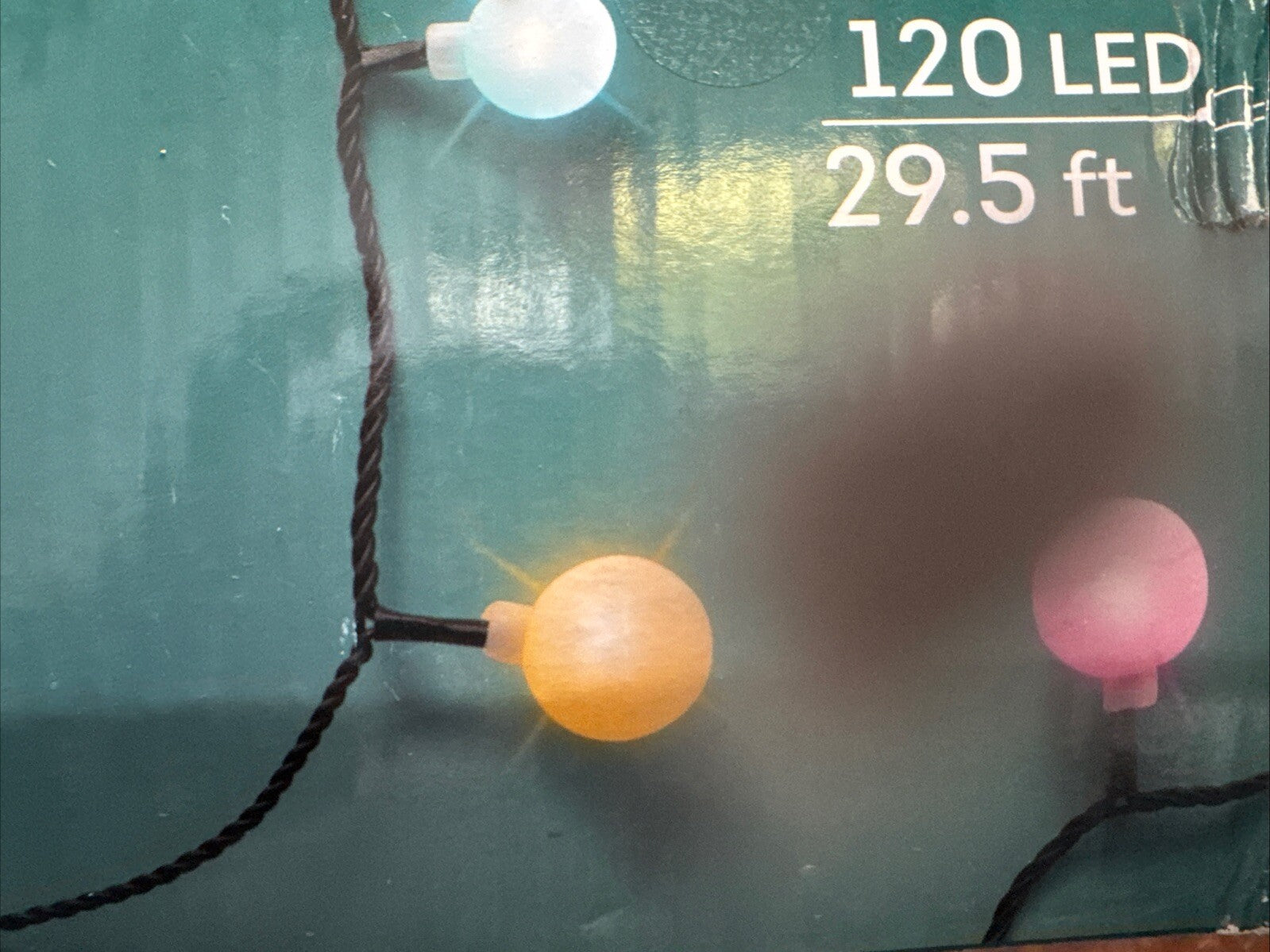 Anthropologie Terrain Good Cheer Multi Color Ball Light Strand Christmas ANTHROPOLOGIE - KOEEK