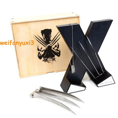 Wolverine's Claws Replica Steel Claws Wearable With Lightable Support Gift 07FC0E-D4 - KOEEK