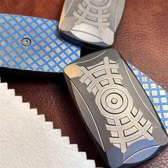 Modern Titanium Alloy EDC Fidget Toy Push Fidget Slider Stress Relief 07FC0E-D4 - KOEEK