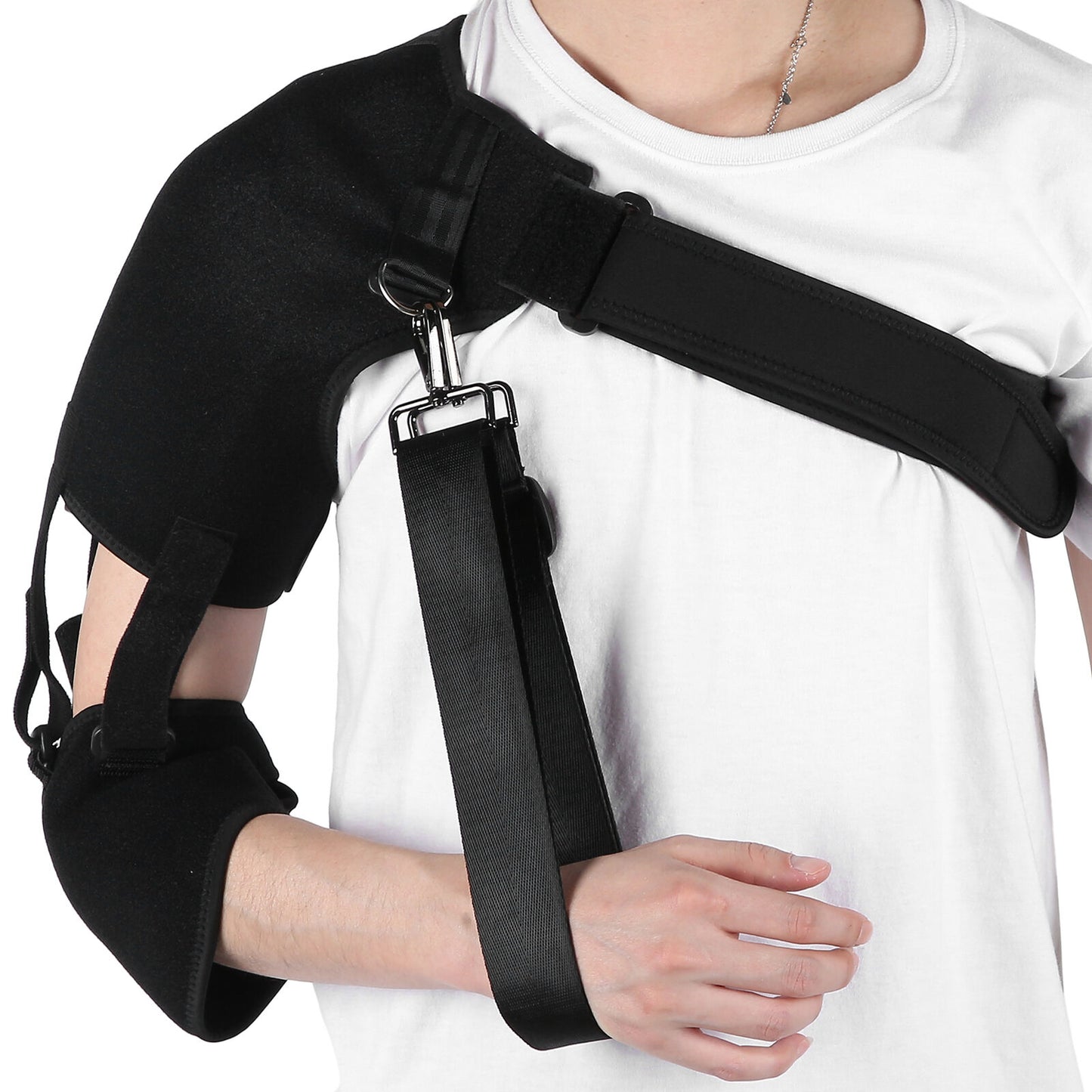 new Shoulder Brace Support Arm Sling Adjustable Rotator Cuff Fixing Shoulder HGF koeek - KOEEK