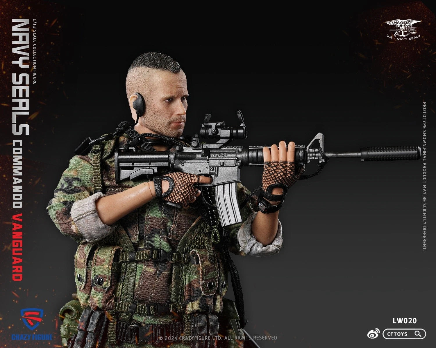 CFTOYS Special Assault Team-Top 1/12 Soldier Action Figure Model Collection 6'' CFTOYS - KOEEK