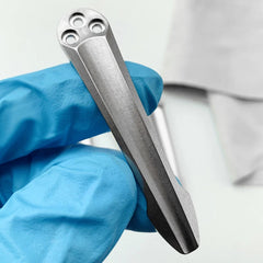 Solid Titanium 3D Milled Clip  (Screws Included) For Spyderco Para 2, 3, Smock + 07FC0E-D4 - KOEEK