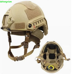FAST Green Black Level Bulletproof UHMWPE BALLISTIC Tactical Helmet 07FC0E-D4 - KOEEK