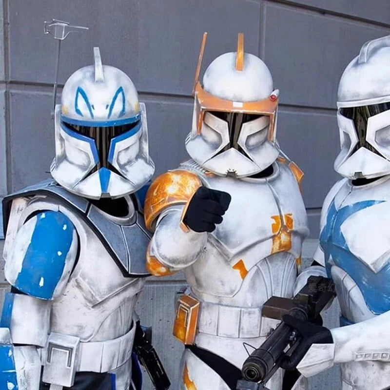 Star Wars Captain Rex Cosplay Wearable Armor Self Assembling Coloring EVA Prop 07FC0E-D4 - KOEEK