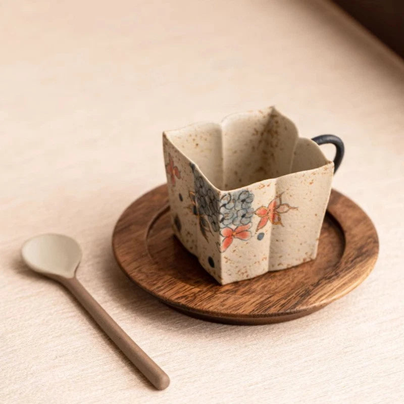 1Pc Exquisitely Chinese Blue and White Porcelain Coffee Cup Retro Milk Cup 07FC0E-D4 - KOEEK