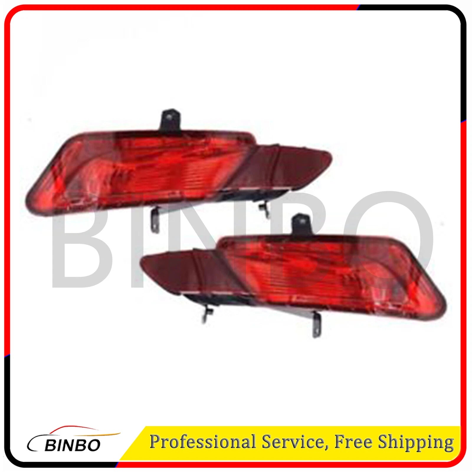 For Volvo XC60 2014-2017 Pair Rear Bumper Reflector Fog Light Brake Lamp Parking 07FC0E-D4 - KOEEK