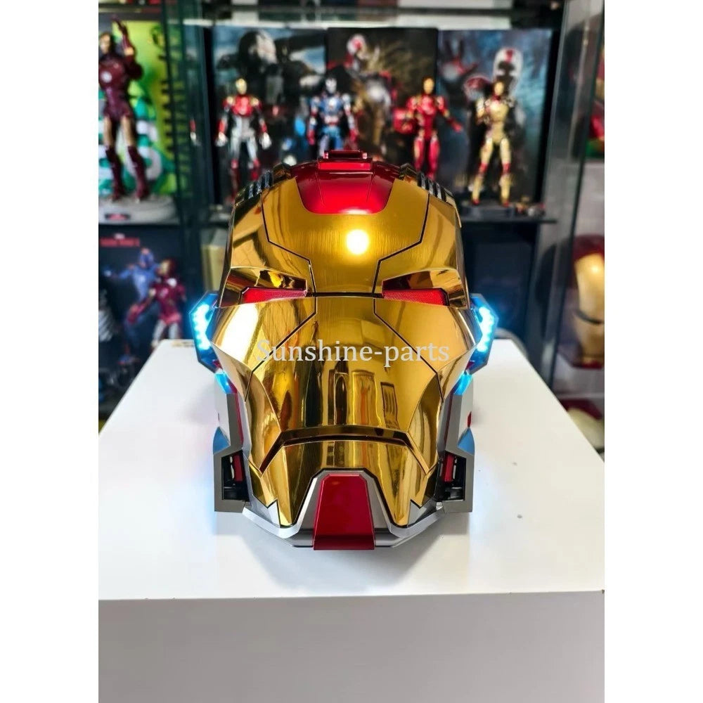 Iron Man Helmet MK17 1/1 Wearable English Voice-controlled Mask Transform Prop 07FC0E-D4 - KOEEK
