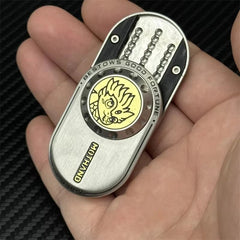 Fidget Slider Idea Cute Cartoon Snake Stainless Steel Mechanical Fidget EDC Toy 07FC0E-D4 - KOEEK