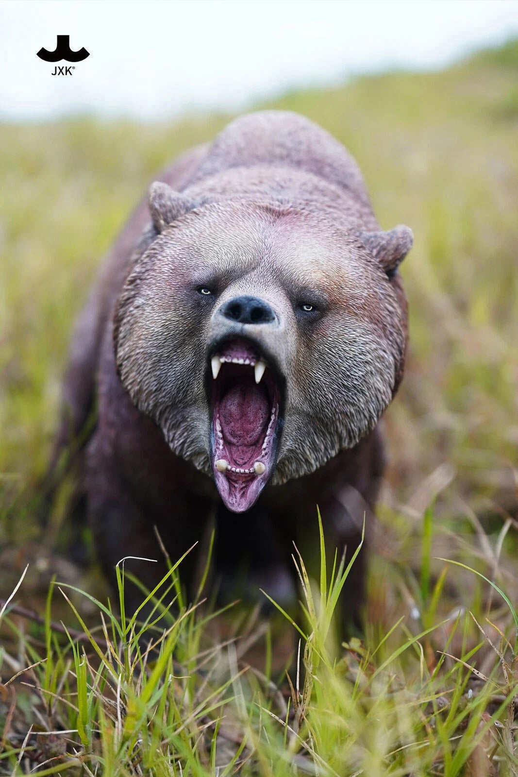 1/6 JXK Brown Bear Model Realistic Fierce Animal Soldier Scene GK Statue Toy 07FC0E-D4 - KOEEK