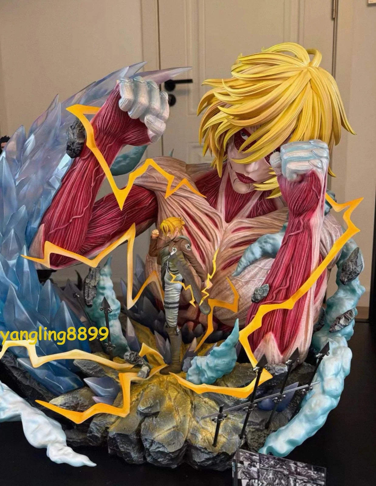Attack on Titan Freedom Annie Leonhart Resin Statue Model Recast Figure 52cm H 07FC0E-D4 - KOEEK