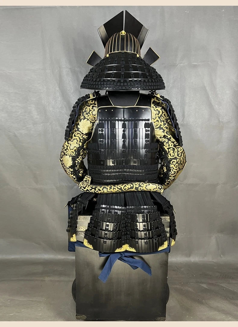Japanese Tōsei Gusoku Samurai Armor Wearable Black Iron Armour Props Collection 07FC0E-D4 - KOEEK