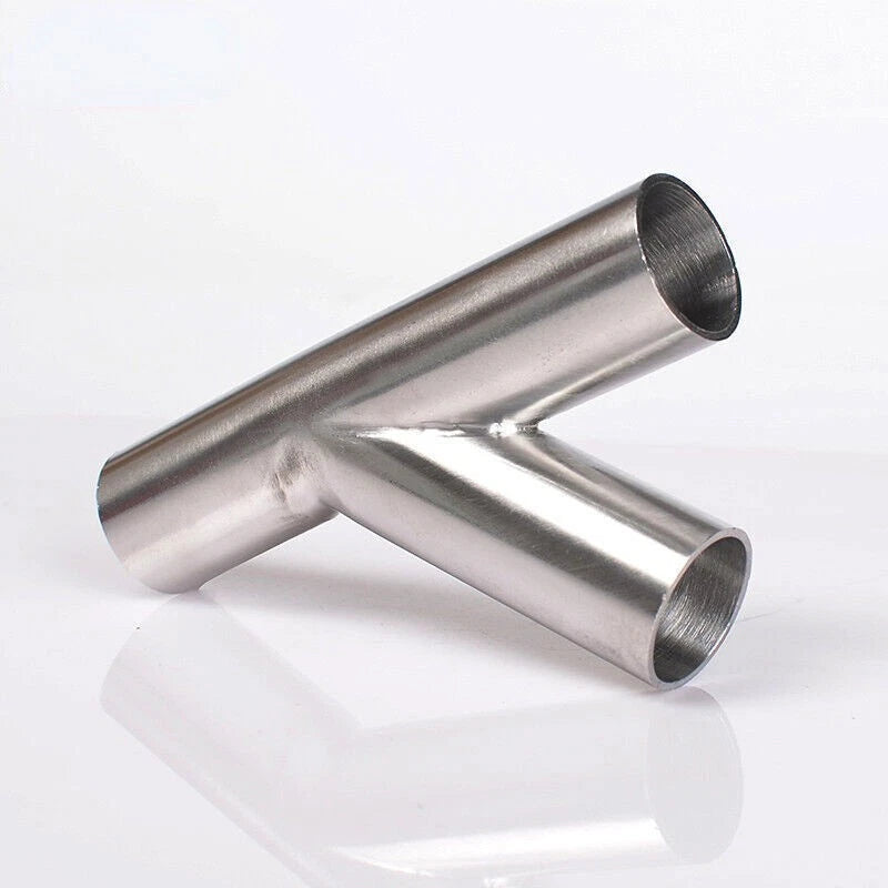 304 Stainless Steel Tee Y Shape Pipe Y-Piece Exhaust Tube Polished 19mm-51mm 07FC0E-D4 - KOEEK