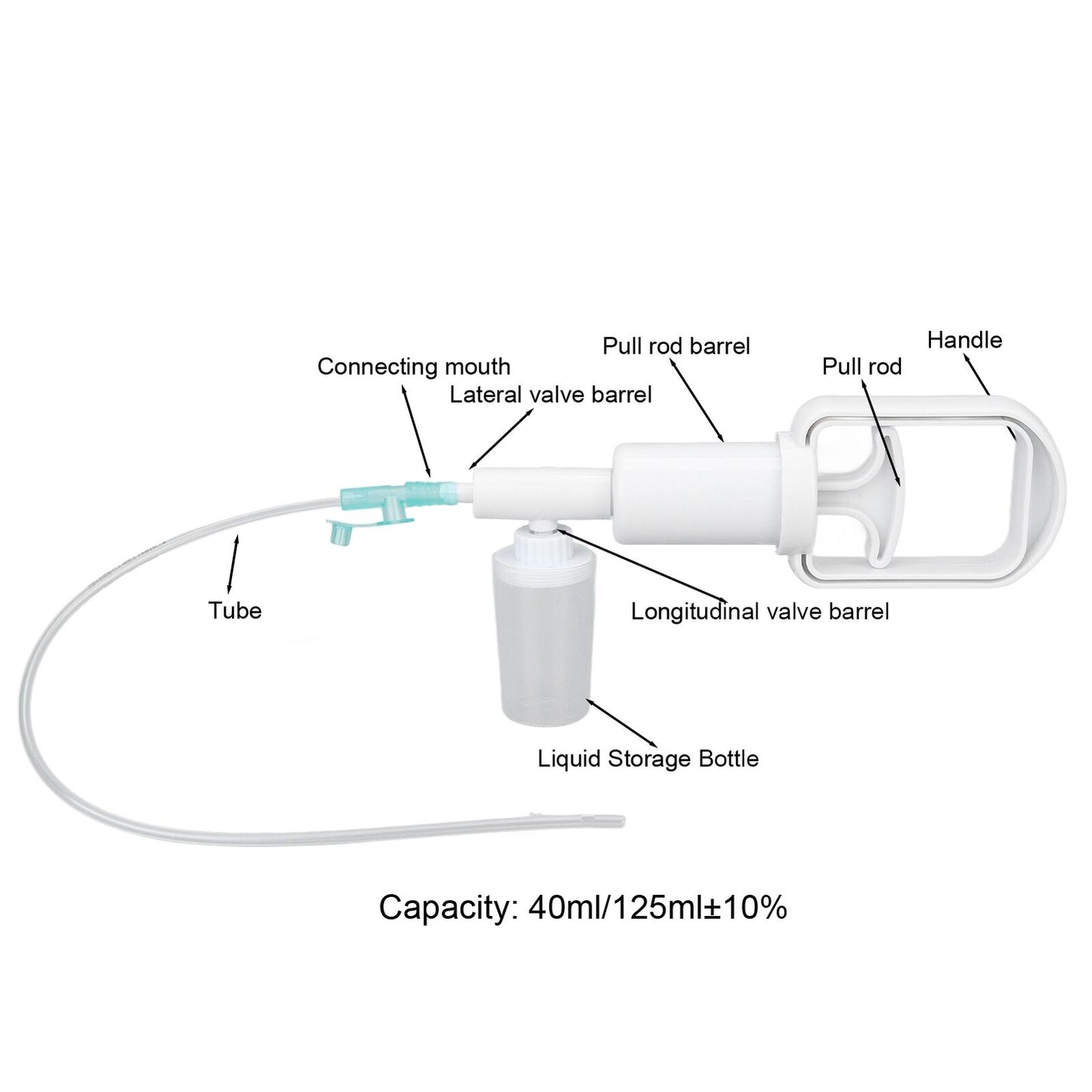 new Portable Handheld Sputum Suction Pump Household Manual Phlegm Suction Pump koeek - KOEEK