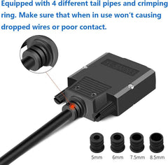new DB15 Solderless Male Female RS232 D-SUB Serial Adapters, 16mm Black 07FC0E-D4 - KOEEK