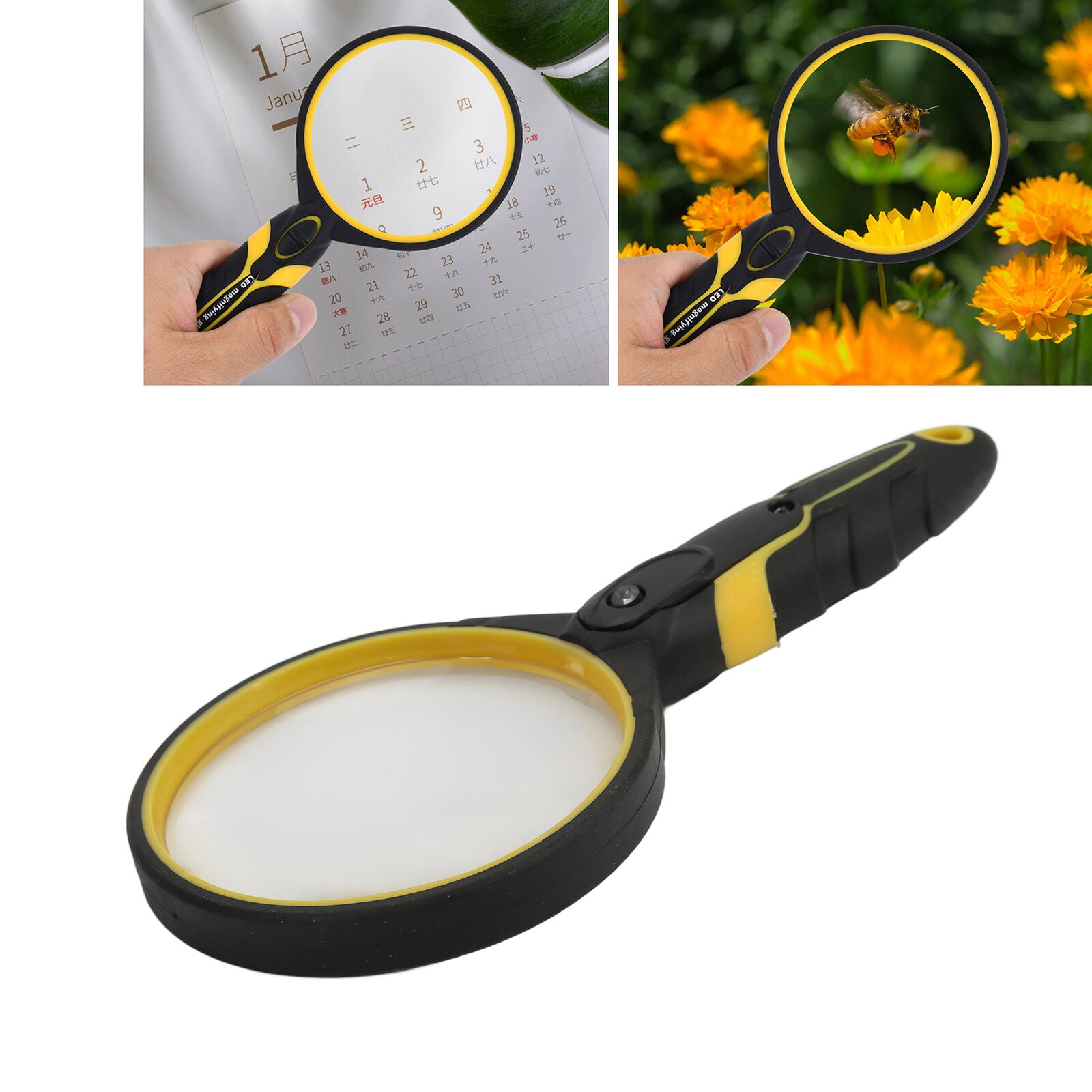 new Magnifying 5X Seniors Ergonomic Magnifier For Reading Antique Appreciation HGF koeek - KOEEK