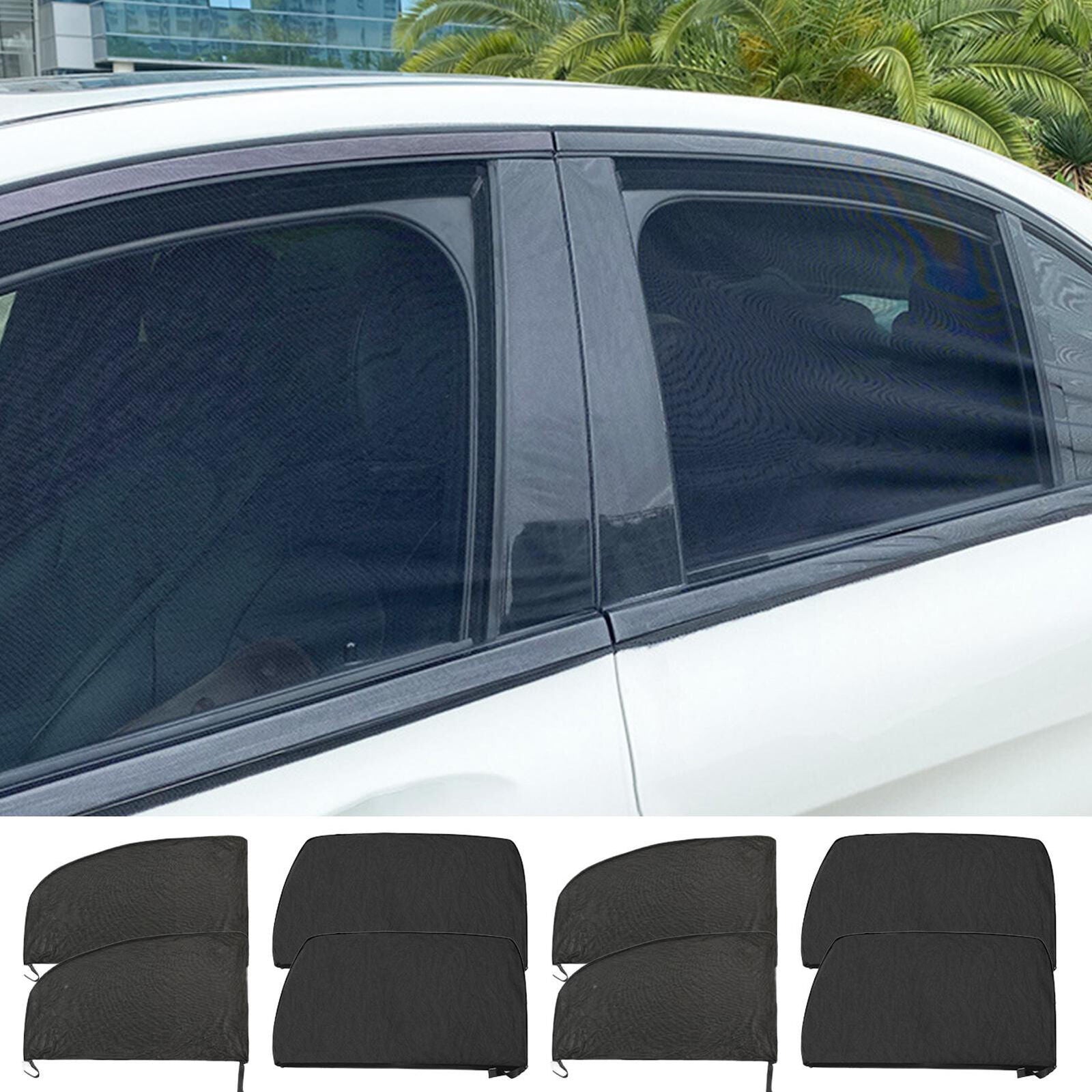 new Car Side Window Sun Shade Curtain Sun Blinds Breathable Screen Shield For SUV koeek - KOEEK