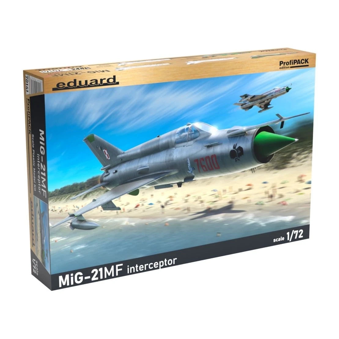 1/72 Eduard 70141 MiG-21MF Fishbed ProfiPACK Fighter Plastic Model with Decals EDUARD - KOEEK