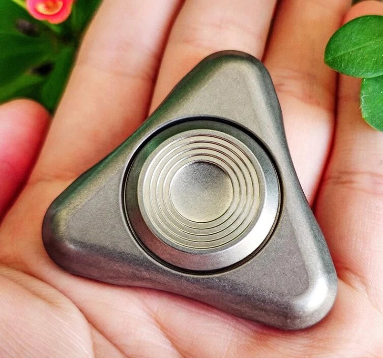Titanium Alloy Fidget Hand Spinner Finger Gyro Toys EDC Focus Stress Reliever 07FC0E-D4 - KOEEK