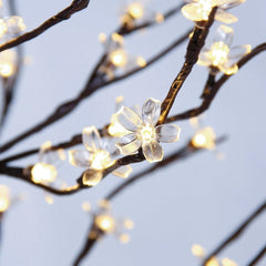 Cherry Blossom Tree 5FT 128 LED Lighted Tree, Warm White