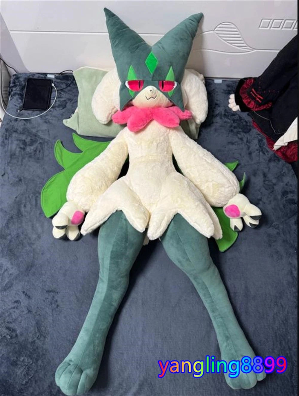 Refined 170cm Stuffed Toy Meowscarada Plushie Doll Anime Collect Decor Handmade HANDMADE - KOEEK