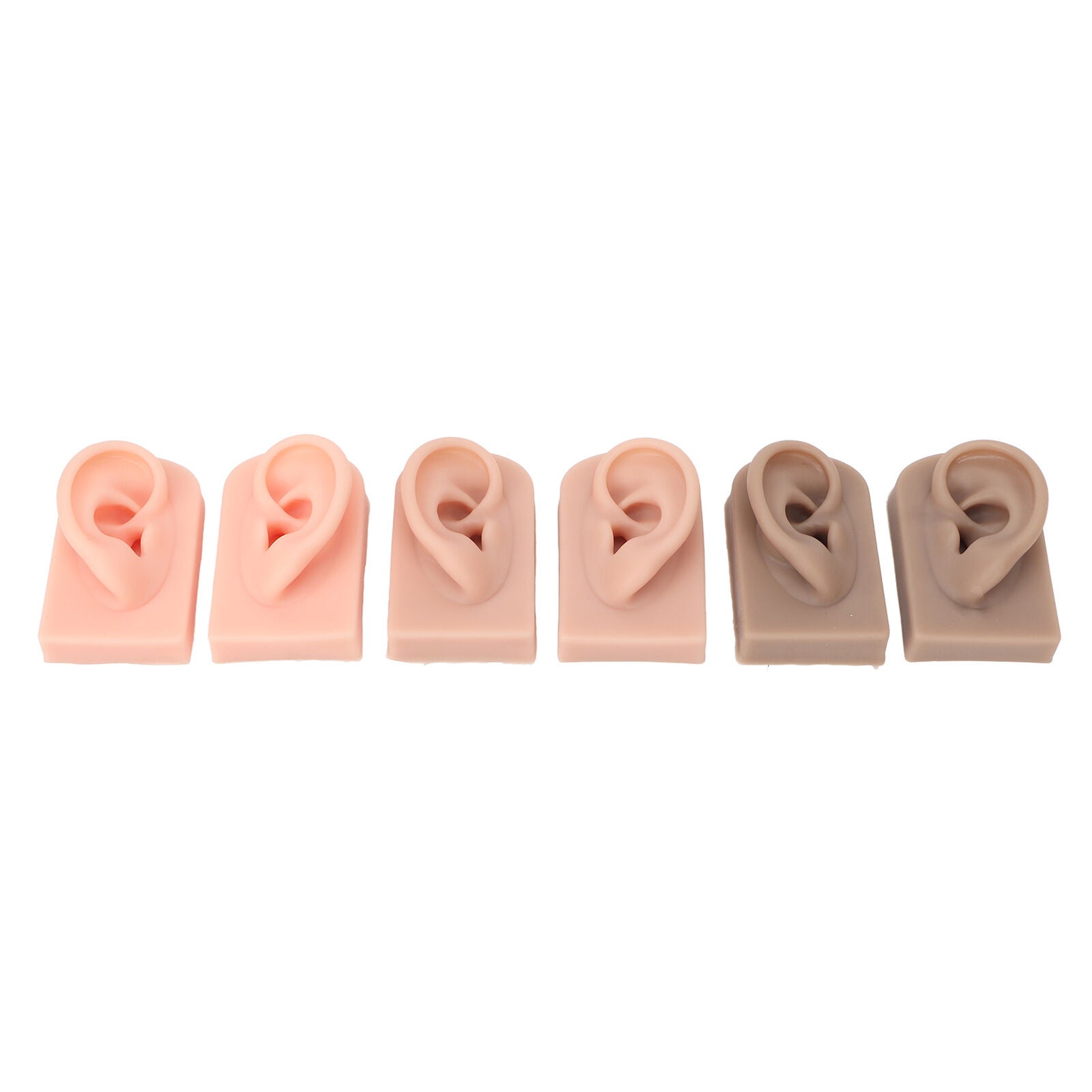 new 3 Pairs Silicone Ear  Colors Soft Flexible Waterproof Simulation HGF koeek - KOEEK