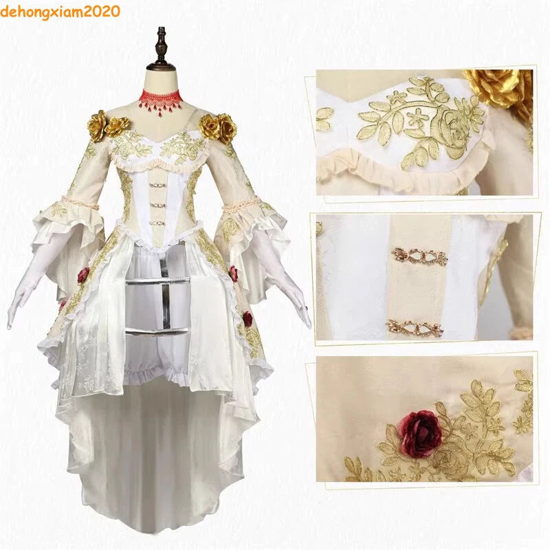 Cosplay Identity V Bloody Queen Mary Cosplay Costume Women Girl Dress White 07FC0E-D4 - KOEEK