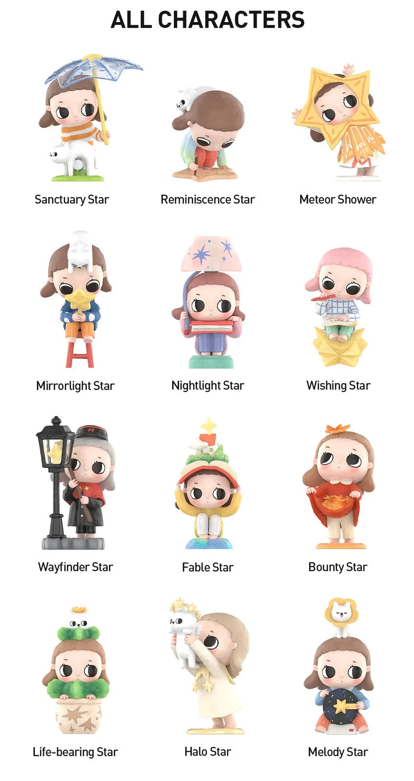 Nyota We Are All Stars Series Blind Box Figures Hot Cute Toy Gift Comfirmed 07FC0E-D4 - KOEEK