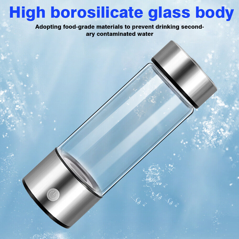 ny 1,5L Hydrogen Vannflaske Hydrogenrik Bærbar Rich Hydrogen Water Generator