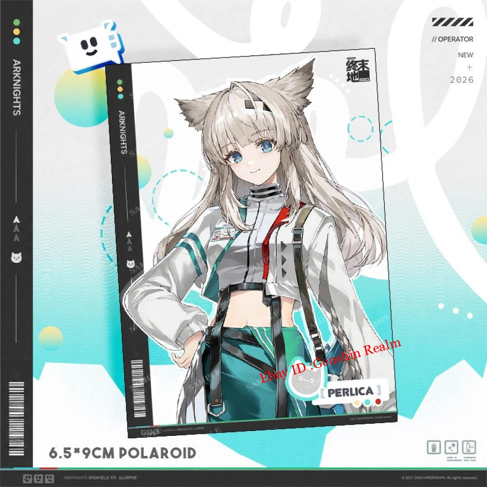 6Pcs/Set Anime Arknights:Endfield Limited Edition Card Decor Collection Gift 07FC0E-D4 - KOEEK
