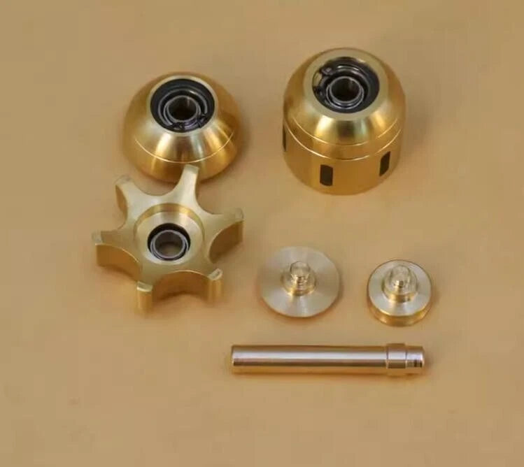 Brass Finger Spinner Hand Fidget Toy Pocket Desk Roler Spinning Top Haptic Toys 07FC0E-D4 - KOEEK
