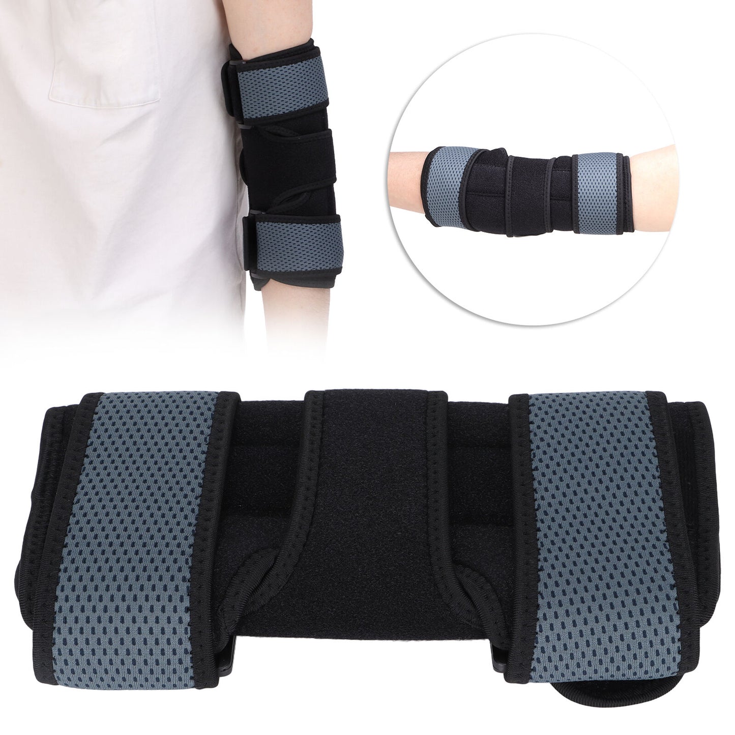 new Breathable Elbow Brace Elbow Brace Arthritis Support For Ulnar Nerve Damage koeek - KOEEK