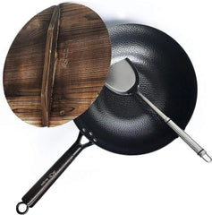 Carbon steel frying pan for electric, induction and gas hobs 07FC0E-D4 - KOEEK