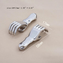 EDC Small Stainless Steel  Hand Shape Bottle Opener  Pendant 58*17mm Multi Tool 07FC0E-D4 - KOEEK