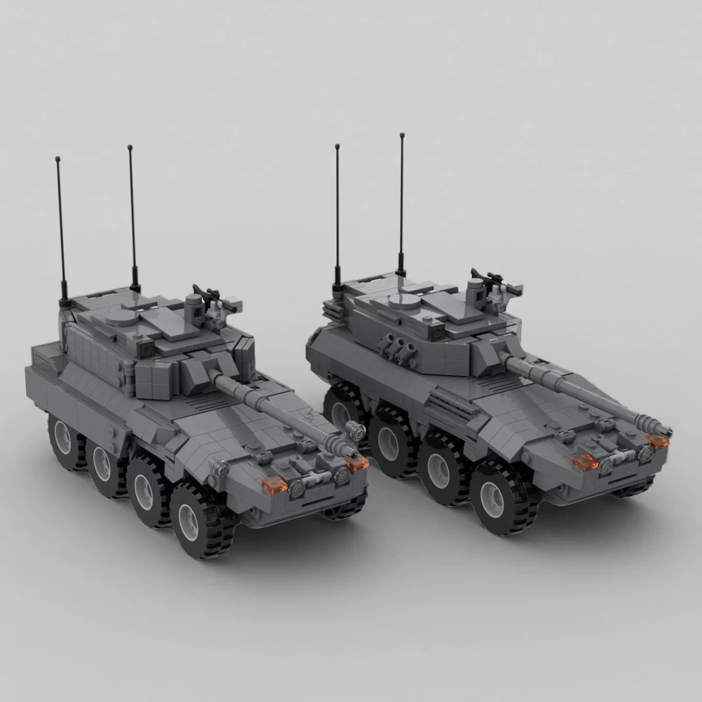 MOC-89851 Centauro Tank Destroyer Building Blocks Military Vehicle Model Kit kid 07FC0E-D4 - KOEEK