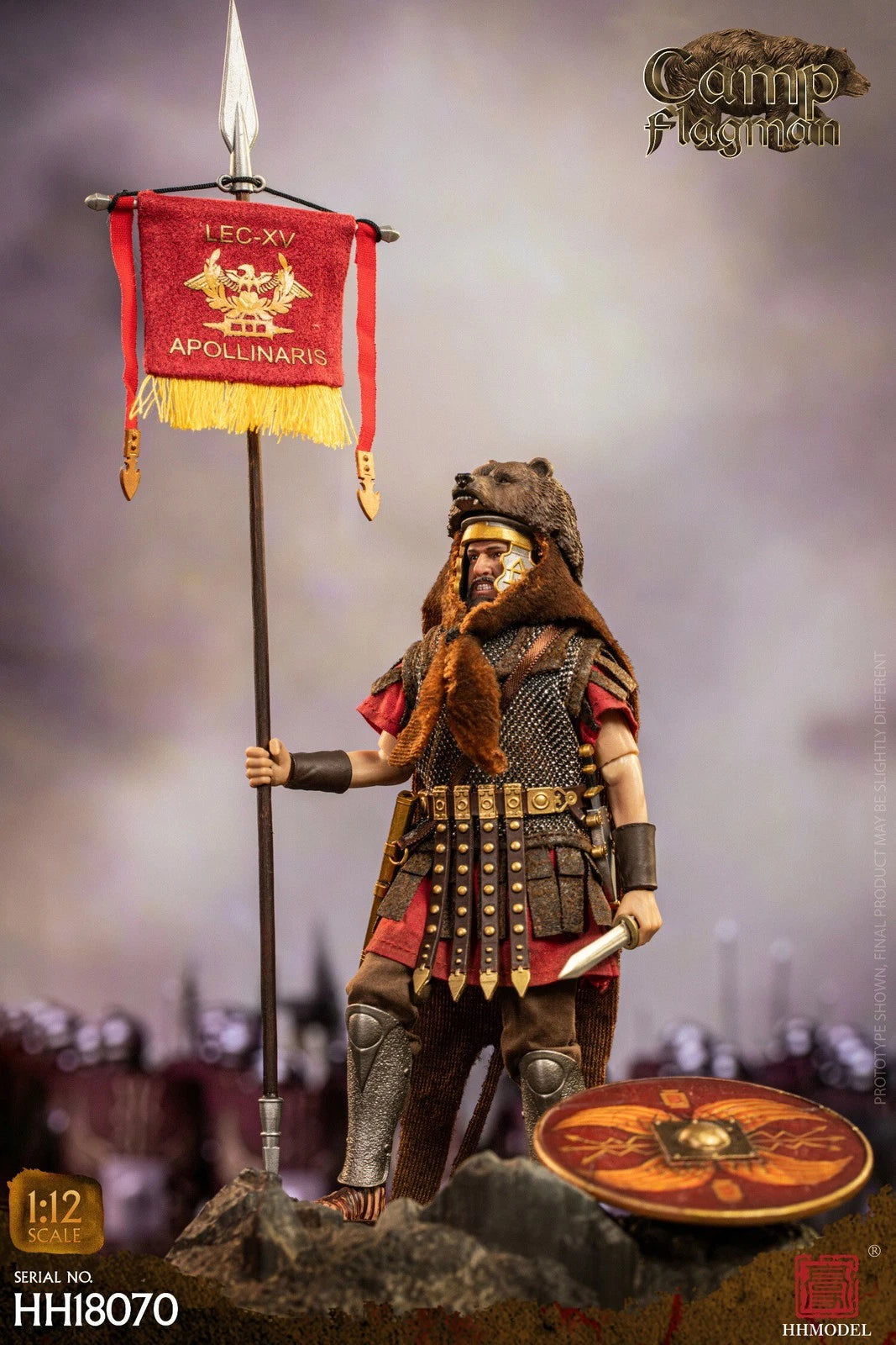 HHMODEL HH18070 Imperial Legion Roman Camp Flagman 1/12 Action Figure IN STOCK 07FC0E-D4 - KOEEK