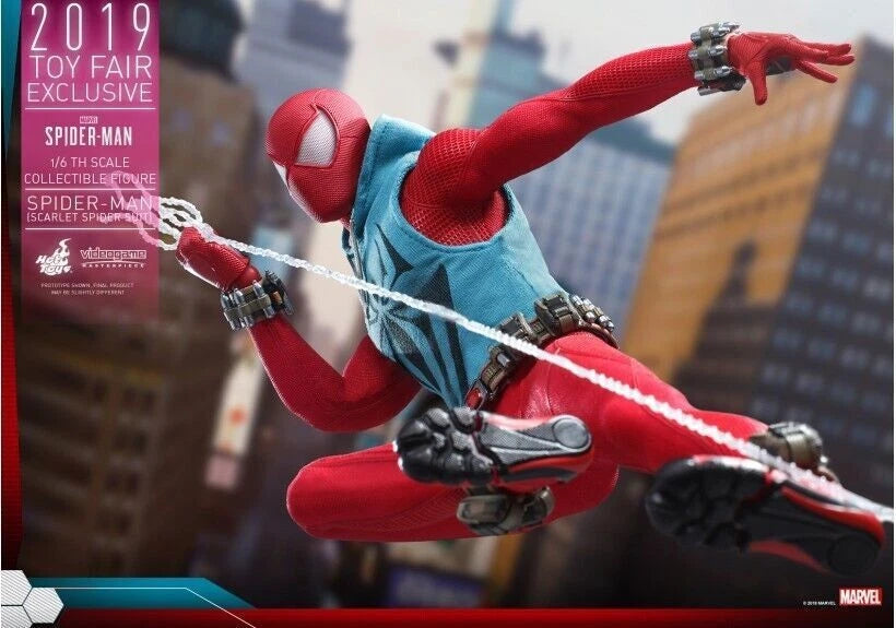 Hot Toys VGM34 Marvel's Spider-Man (Scarlet Spider Suit) 1/6 Action Figure HOT_TOYS - KOEEK