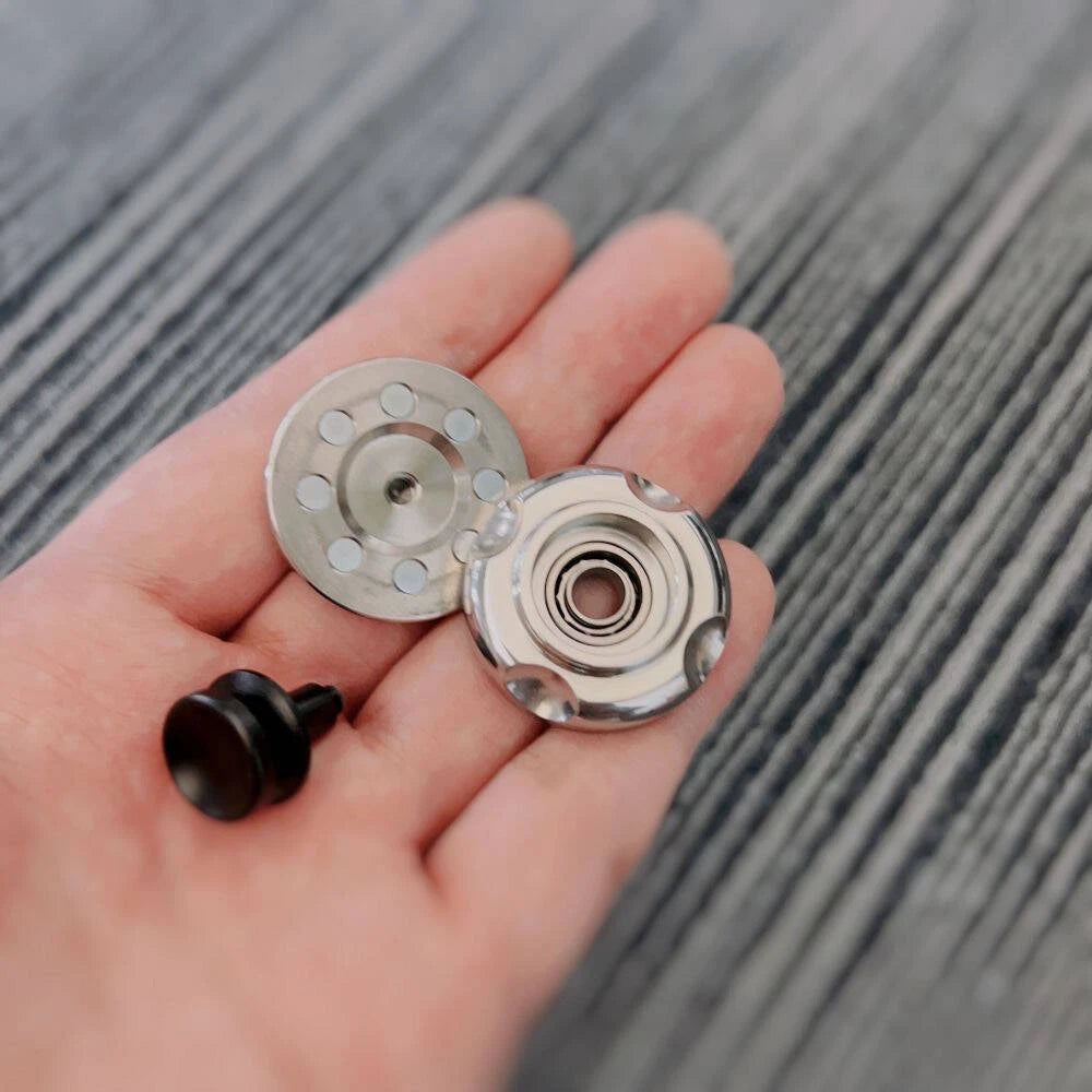 Fidget Spinner Toy Stainless Steel EDC Fidget Toys Adhd Hand Spinner Toy 07FC0E-D4 - KOEEK