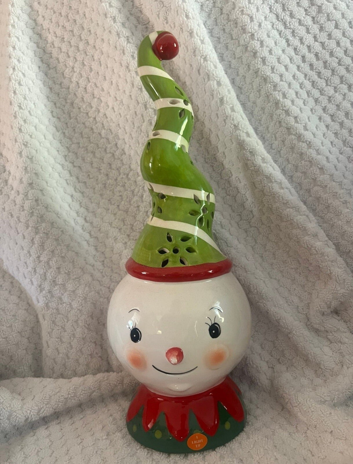 Johanna Parker Tall Spiral  Light Up Christmas Snowman JOHANNA PARKER - KOEEK
