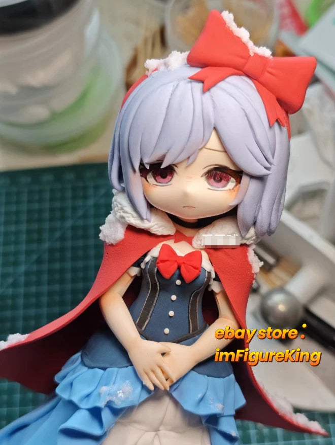 10cm Black Souls Snow White Custom Clay Figurine With Dust Cover And Base 07FC0E-D4 - KOEEK