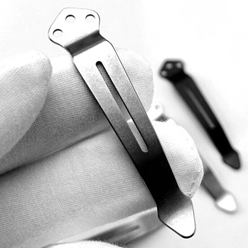 Titanium Deep Carry Pocket Clip for Benchmade 940 943 941 580&581 Folding Knifes 07FC0E-D4 - KOEEK